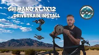 How To Install - Shimano XT 1x12 Drivetrain - Step By Step - M8120 Series - 4k