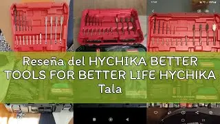 Rese&ntilde;a del HYCHIKA BETTER TOOLS FOR BETTER LIFE HYCHIKA Taladro Percutor Atornillador 18V 45Nm, Tala
