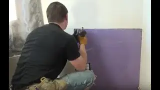 Drywall Plaster Repair Part 4: Securing Drywall