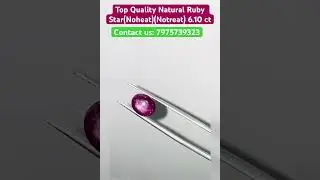Top Quality Natural Ruby star 6.10 ct #naturalgemstones #jewellery #iraniferoza #iranirings