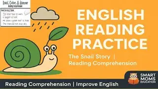 Comprehension for kids | English Reading Practice | Read Simple Sentences@smartmomseducation 