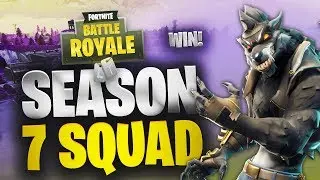 Season 7 | Random Squad Win | Fortnite | No Commentary