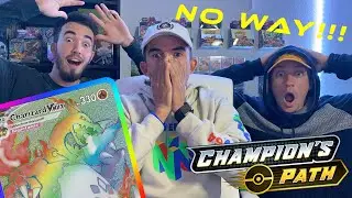 *I pulled a Rainbow VMax Charizard from 3 packs!!* This cant be real!!