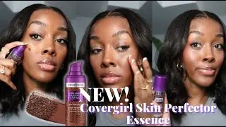 NEW Covergirl Simply Ageless Skin Perfector Essence | OMG My Skin 😍 | Shade 70
