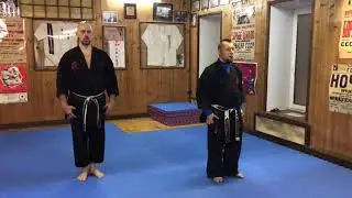 Kata Sanseiryu Uechi ryu karate / joint training Okinawan karate