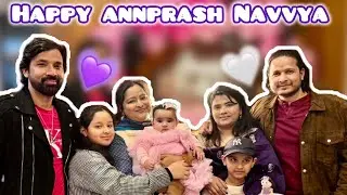 Happy annprash Navvya 💜🤍🧿 (7/1/26) 