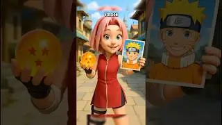 Naruto in the Super Saiyan version #naruto #animetoons #anime #Saiyan #sakura