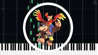 Mad Monster Mansion (Aquatic) - Banjo-Kazooie - Intermediate Piano Tutorial
