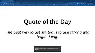 Random Quotes with PHP