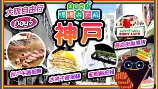 大阪自由行 - Day5 神戶 食高CP值神戶牛鐵板燒 嘆人氣水果千層蛋糕 行商店街動漫店 日本配眼鏡流程 [ Steakland | HARBS | KIDDY LAND | ZOFF ]
