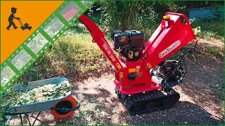 GeoTech-Pro BMS155 BS Tracked Garden Shredder on Power Barrow - Customer's video