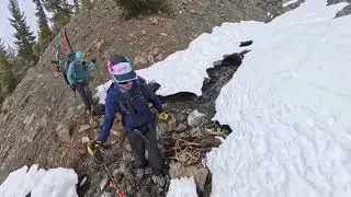 Spring skiing at Ingalls Pass & Fortune Peak #washington #pnw #skiing #backcountry #touring