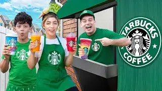 Jason and Alex Eat & Drink in their own Starbucks Cafe