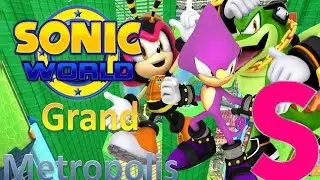 Sonic World R7 - Grand Metropolis: Boss Battle - Team Chaotix (S-Rank)