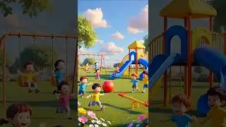 The Cloud & Kids Playground Story ☁️🌈 | 4K 3D Cartoon Animation