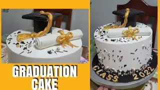 GRADUATION CAKE | CLASS 2022 HOW TO DECORATE