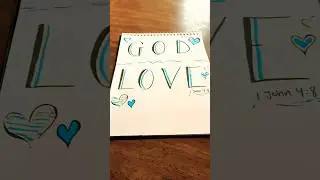 Day 10 of Bible Verse Calligraphy! #bibleverse #art #tashalayton #calligraphy #jesuslovesyou #fyp