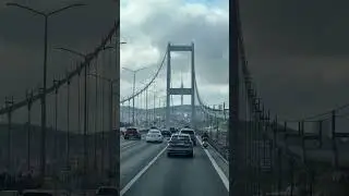 Passing #bosphorus bridge 🌉 from Europe to Asia #istanbul