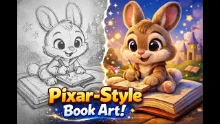 How to Get Pixar-Style Children&rsquo;s Book Illustrations Fast (Perfect for Beginners & Authors!)