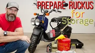 Get your Honda Ruckus ready for storage (winterize)