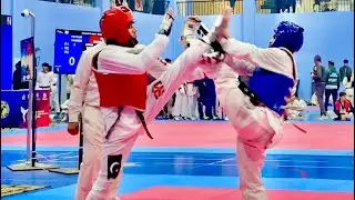 last round fight national Korean ambassador taekwondo championship ￼