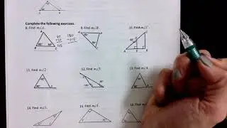 4.2 Triangle Sum Theorem