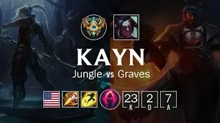 Kayn Jungle vs Graves - NA Challenger Patch 8.21