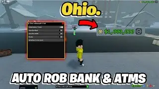 NEW ROBLOX OHIO SCRIPT HACK GUI | AUTO ROB BANKS/ATMS COLLECT ITEMS + CASH 2023 (NO ADS)