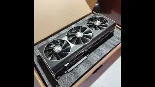 Placa de Video Amd Radeon RX 5700XT XFX THIIC Ulta #unboxing #review
