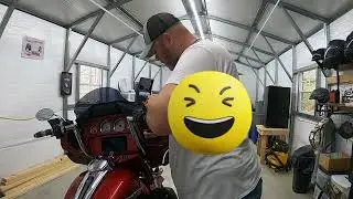 Memphis Shades Install on a Streetglide