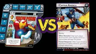 IRON MAN vs CAPTAIN AMERICA (Expert) Marvel Champions Playthrough | Civil War