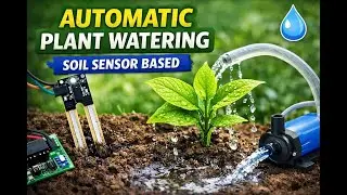Automatic Plant Watering System Using Soil Moisture Sensor | Smart Irrigation Project