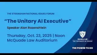 2025 Stranahan Lecture - The Unitary AI Executive