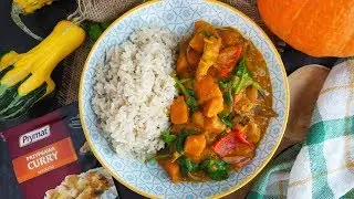 Co na obiad: Curry z dynią i kurczakiem