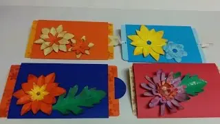 #DIY Art and #craft: #howto make Double slider card / Magic card/ #mothersday card