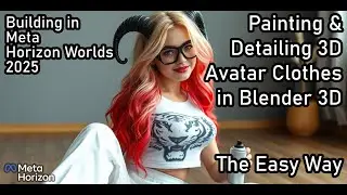 Paint & Add Perfect Decals to Meta Horizon Worlds Avatar Clothing - The Easy Way