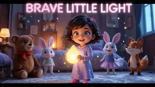 Be Brave! Sasha & The Little Light | Kids Song About Courage | Toddler Song USA l TINY CUB TV 