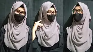 New Eid Special Hijab Tutorial With Glasses!Unique Hijab Tutorial By Sabiha Fashion!!#viral #style