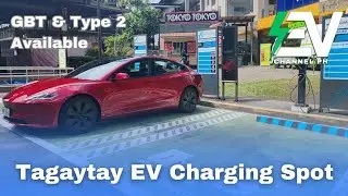 EV Charging Station in Tagaytay | 7kW AC Charger | Type 2 & GBT Compatible | EV Channel PH
