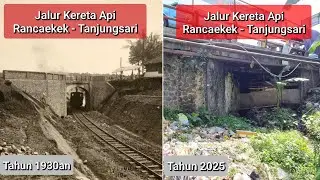 JALUR KERETA API SUDAH BERUBAH MENJADI TEMPAT SAMPAH YANG BAU PADAHAL DAHULU BERSIH !