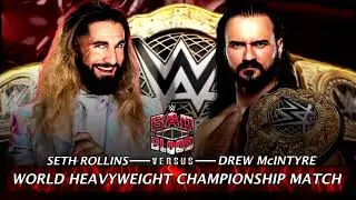 WWE 2K25 Universe Mode: Bad Blood MatchCard Promo