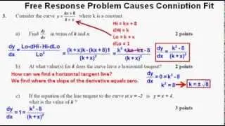 Free Response Calculus Derivative Problem Causes Conniption Fit