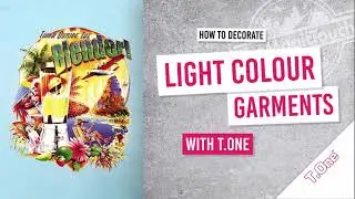 How to decorate light colour garments with 1 Step Transfer Paper T.One