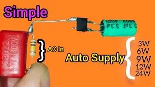 How TO Make LED Driver Circuit Using / 3W 6W 9W 12W 24W LED