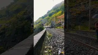 Amazing Beauty of Monsoon + Konkan Railway + 4 WAG 7#indianrailways #monsoonvibes #railaway #shorts