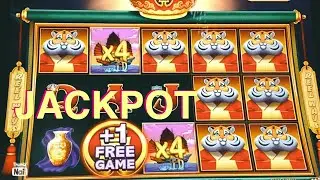 NEW YEAR EVE HUGE JACKPOT COIN COMBO TERRIFIC TIGER SLOT AT RIVER SPIRIT CASINO TULSA!