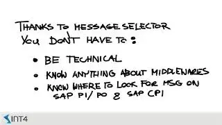 SAP integration test automation: int4 IFTT PI/PO Message Selector