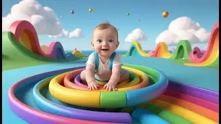 Fortnite Baby Slid Off the Rainbow Slide | Kids Songs & Nursery Rhymes