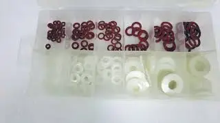Tactix 200 Pcs Fiber And Nylon Washer Assortment 565003