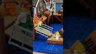 Lego set of Maine Fishing Village #Lego #lobster #Maine #coastal #build #create